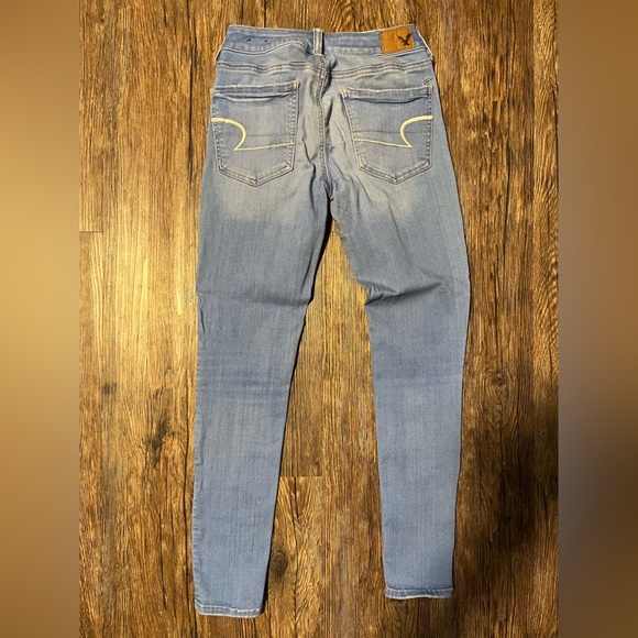 American Eagle blue jegging, size 6, perfect condition - Picture 2 of 3